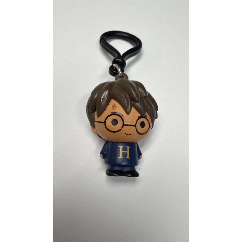Harry Potter 3D Foam Bag Clip Keychain Blue H Sweater Monogram Series 3